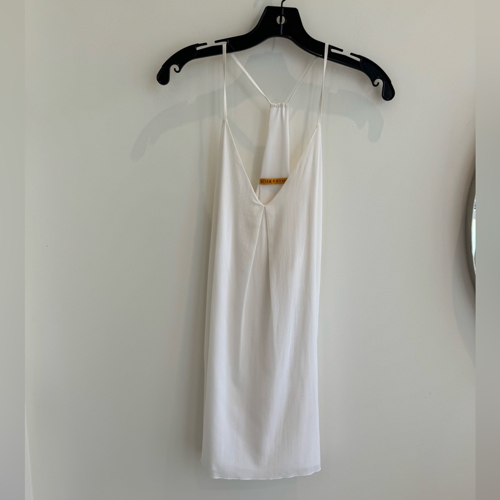 alice + olivia Fierra Y Back Dress